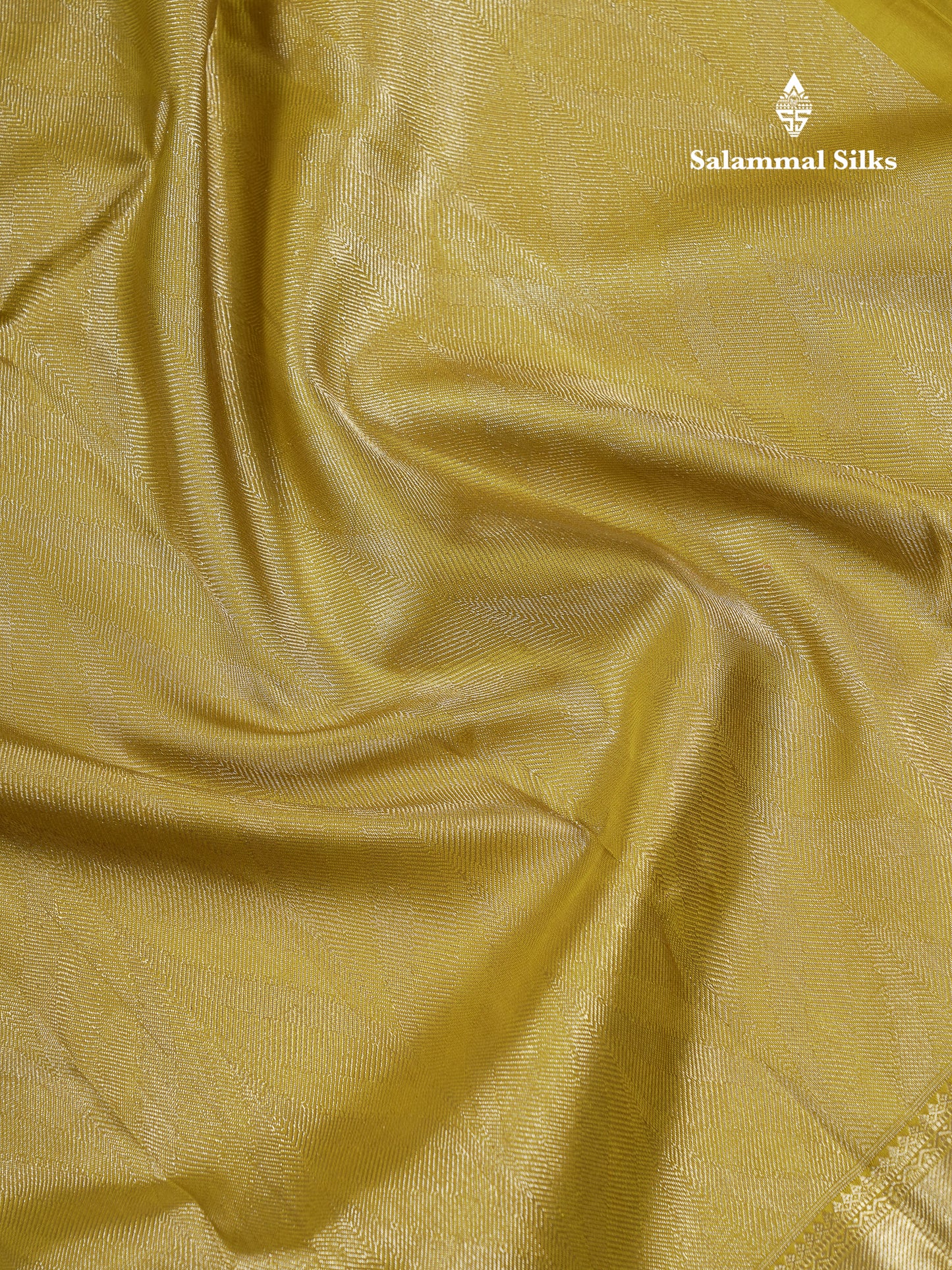 Beautiful Manthulir Yellow Bridal Pure Kanjivaram Silk Saree With Traditional Border