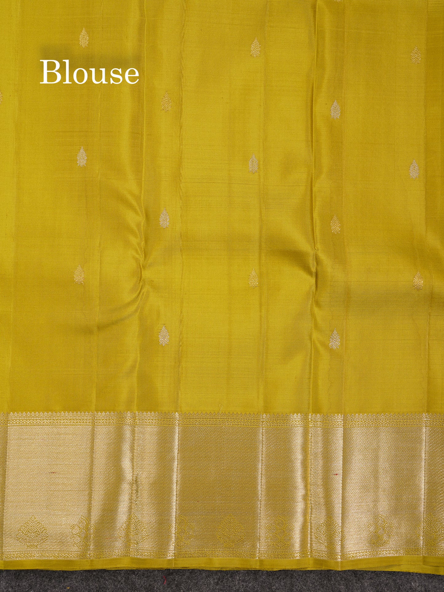 Beautiful Manthulir Yellow Bridal Pure Kanjivaram Silk Saree With Traditional Border