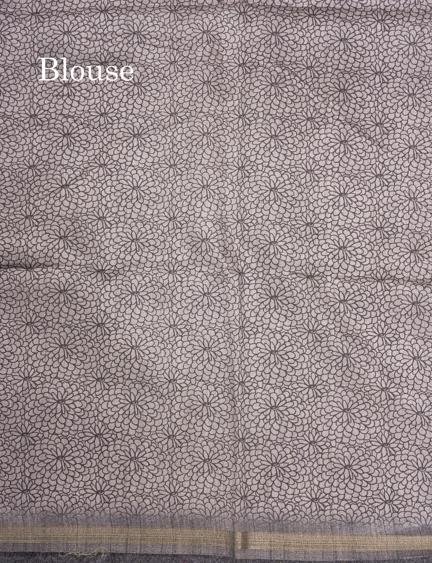 Light Purple Colour Semi Tussar Fancy Saree With Designer Blouse
