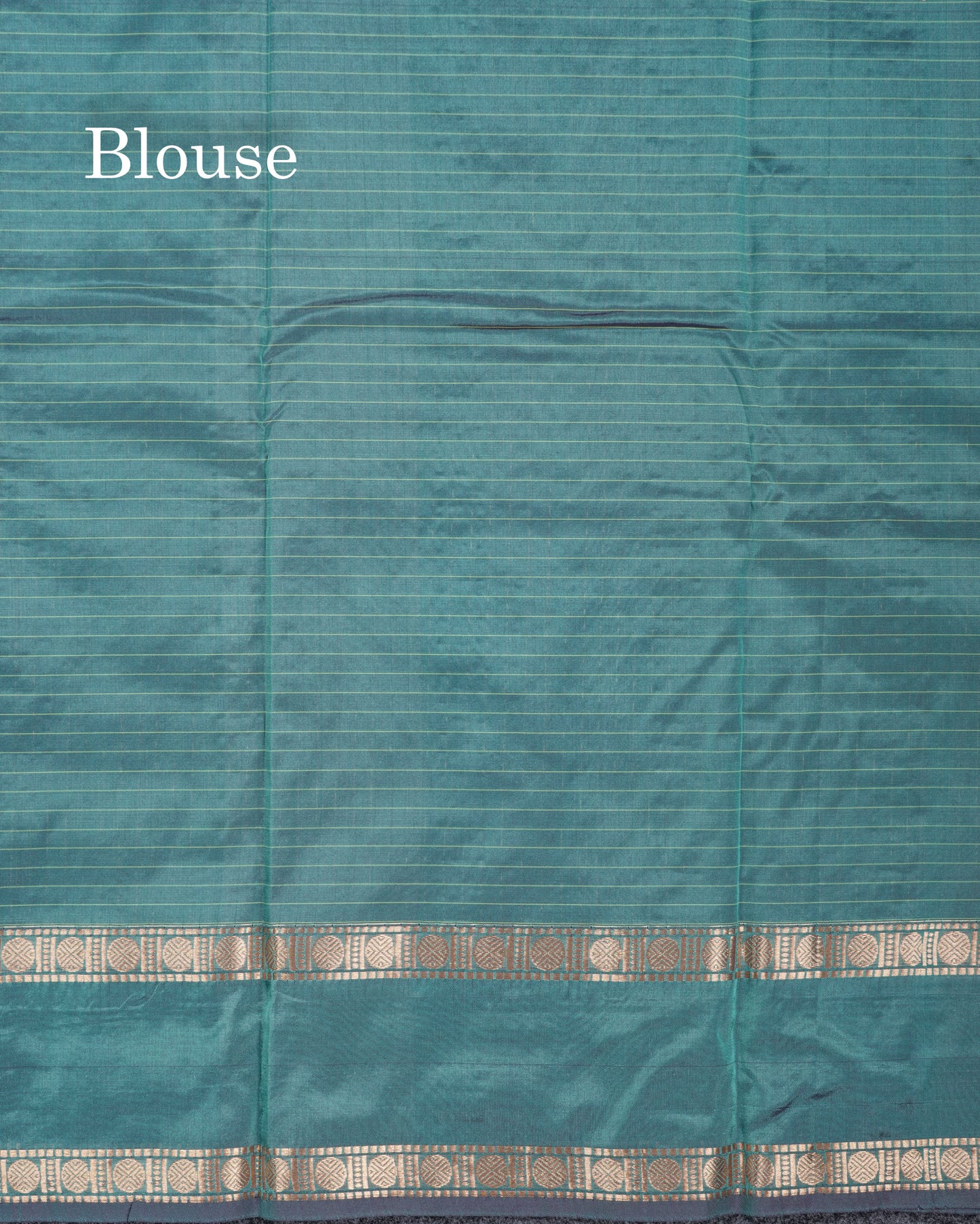 Light Weight Semi Silk Saree - Brown Checks With Butta With Traditional Rettapet Border