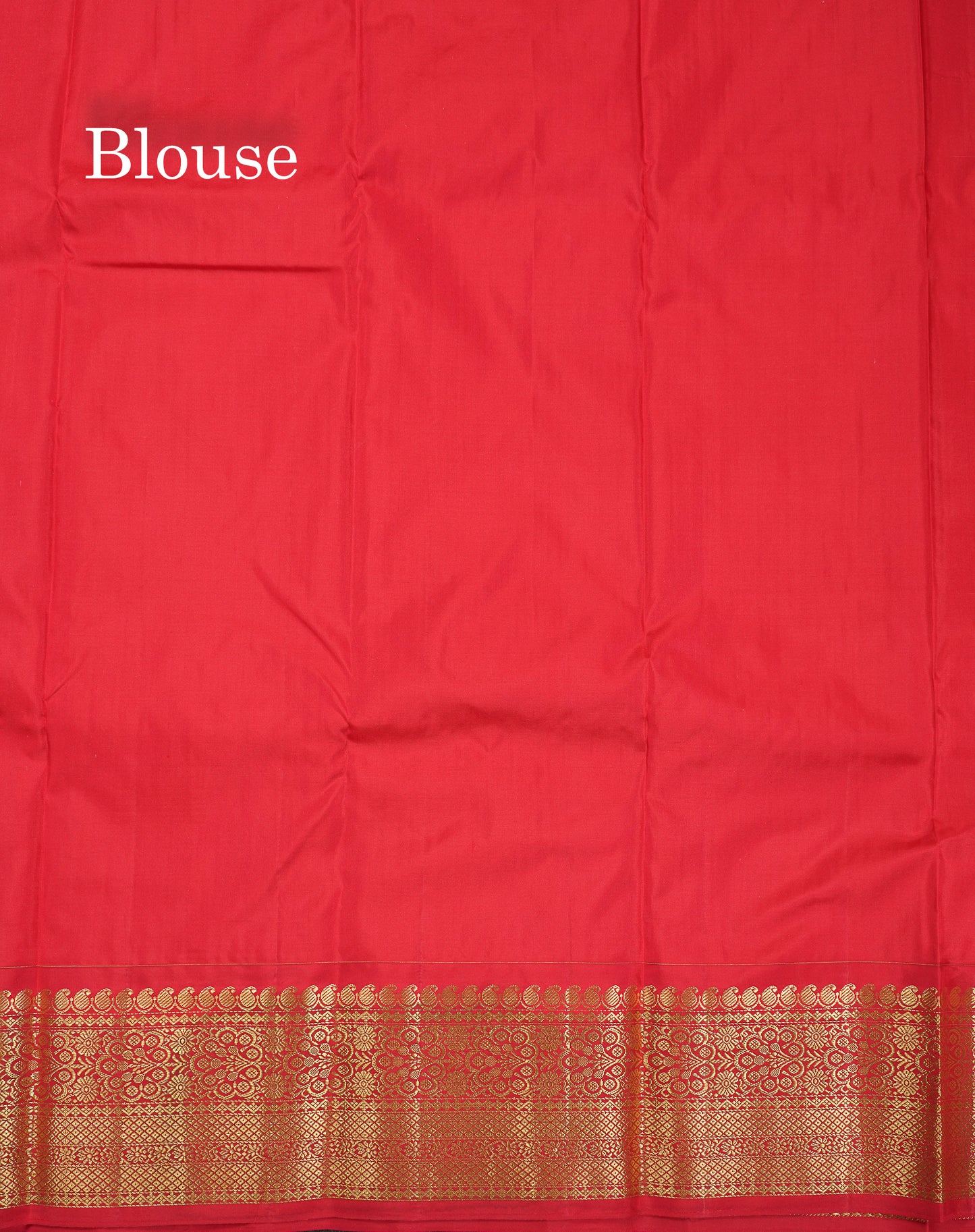 Beautiful Yellow Gold & Silver Lines Pure Kanjivaram Silk Saree With Contrast Red Traditional Border