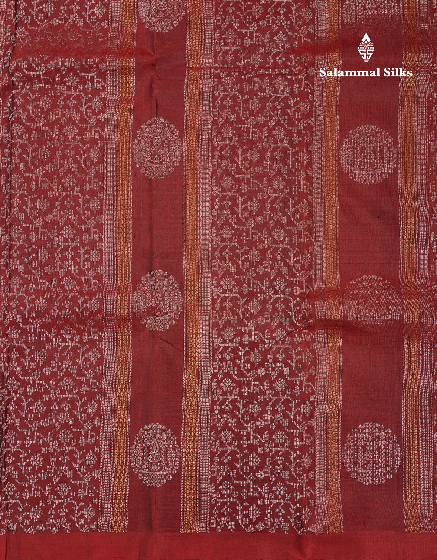 Beautiful Dark Maroon Fancy Pure Kanjivaram Silk Saree With Contrast Rexona Green Blouse