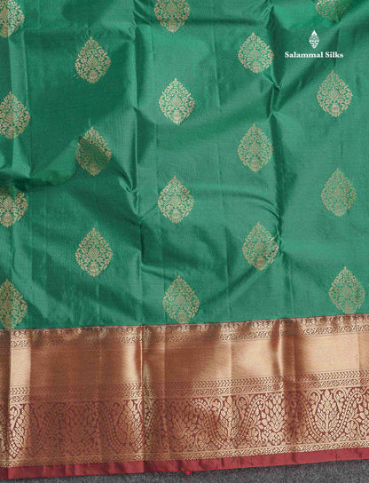 Semi Silk Saree - Beige Colour Body With Contrast Orange Traditional Evening Morning Border