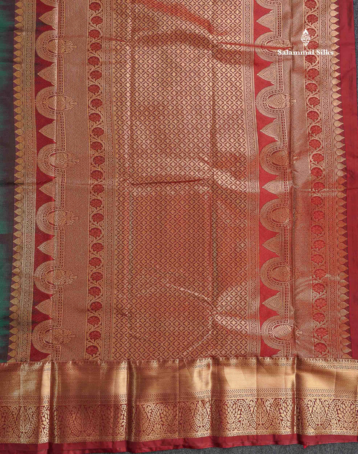 Semi Silk Saree - Beige Colour Body With Contrast Orange Traditional Evening Morning Border