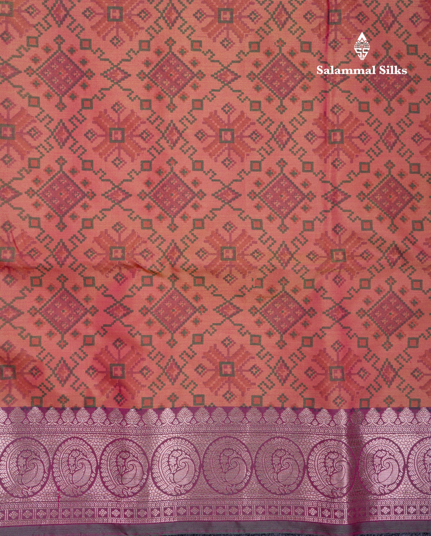 Beautiful Sea Blue Semi Soft Silk Saree With Contrast Light Purple Traditional Border