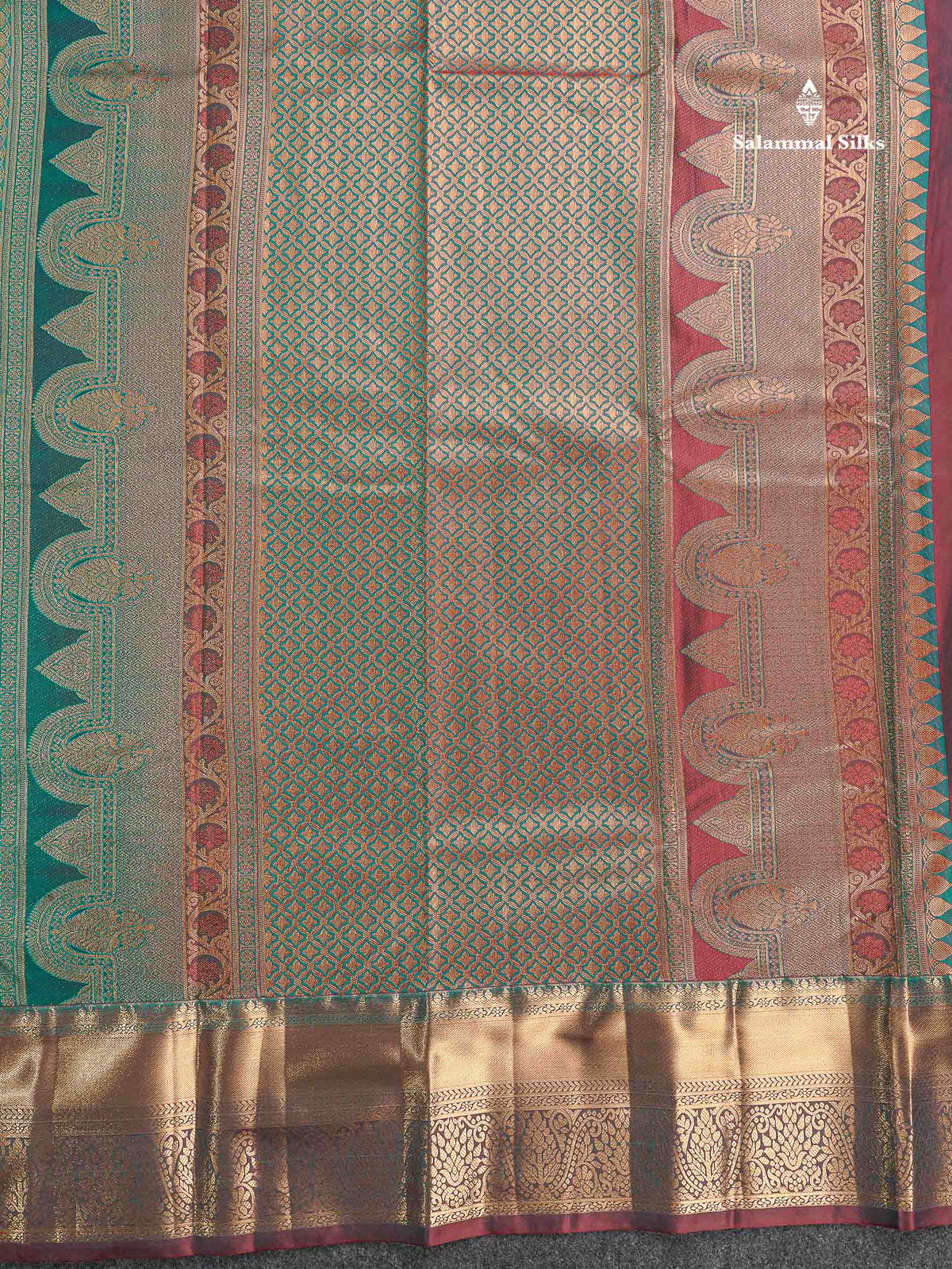 Semi Silk Saree - Beige Colour Body With Contrast Orange Traditional Evening Morning Border