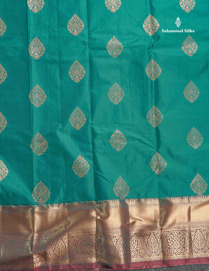 Semi Silk Saree - Beige Colour Body With Contrast Orange Traditional Evening Morning Border