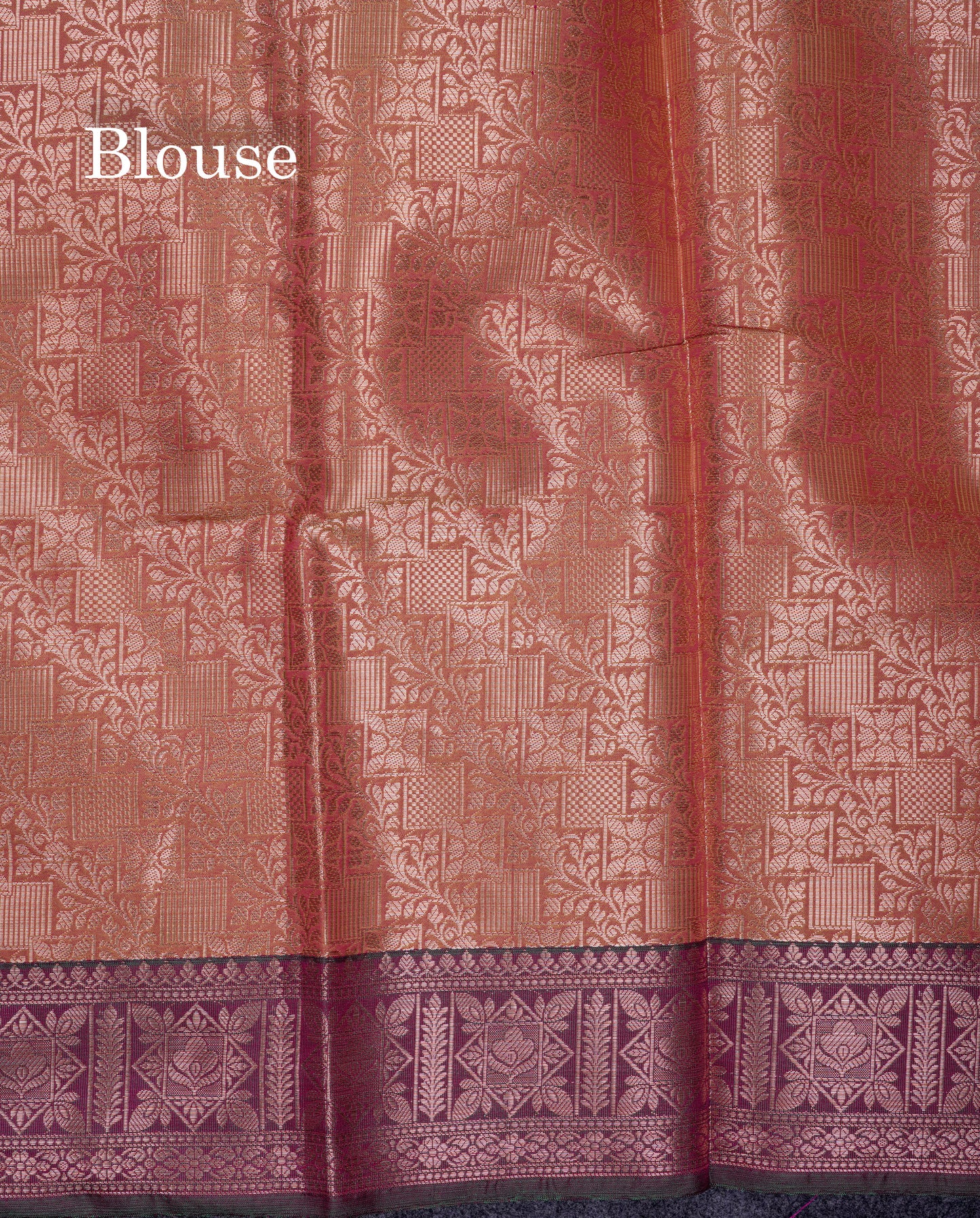 Beautiful Light Pink Semi Soft Silk Saree With Contrast Purple Fancy Border