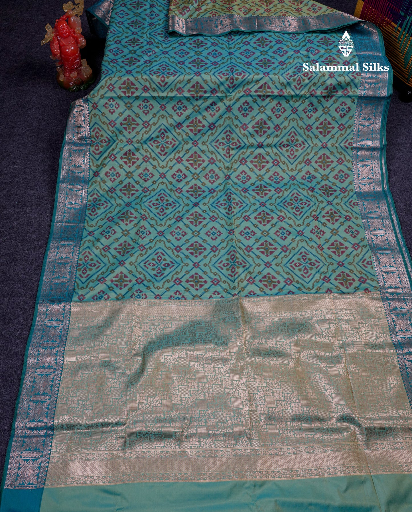 Beautiful Light Pink Semi Soft Silk Saree With Contrast Purple Fancy Border