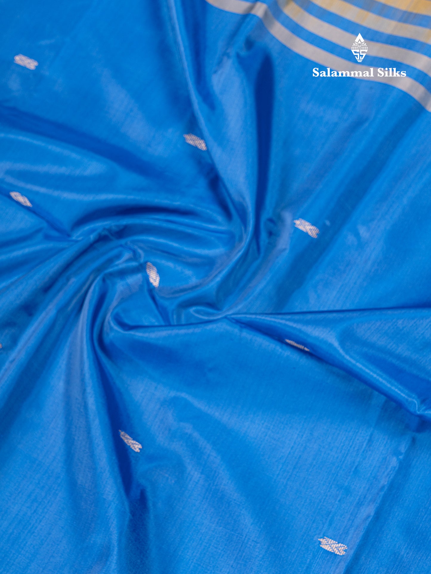 Blue Banana Pinth Saree (Vaazhainaar Pattu) With Contrast Dark Sandal Blouse