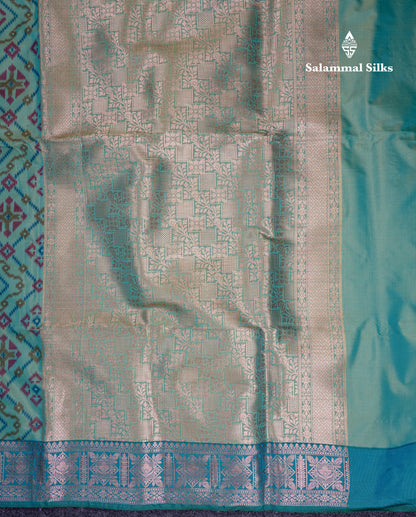 Beautiful Light Pink Semi Soft Silk Saree With Contrast Purple Fancy Border