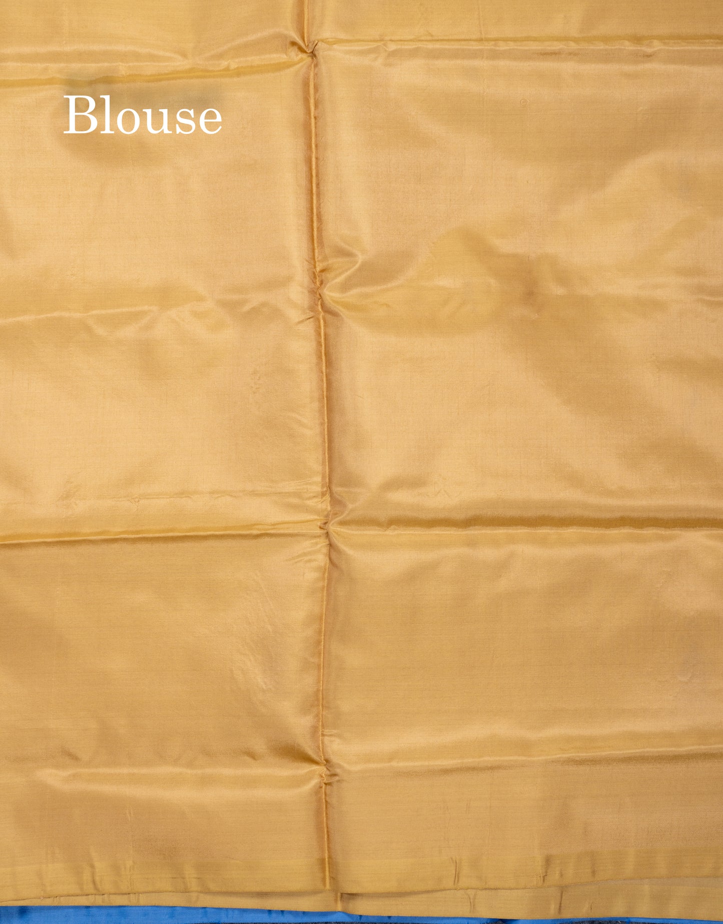 Blue Banana Pinth Saree (Vaazhainaar Pattu) With Contrast Dark Sandal Blouse