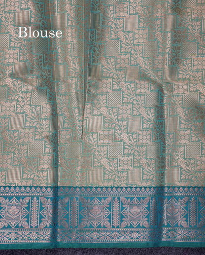Beautiful Light Pink Semi Soft Silk Saree With Contrast Purple Fancy Border