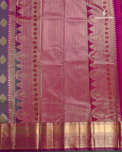 Semi Silk Saree - Beige Colour Body With Contrast Orange Traditional Evening Morning Border
