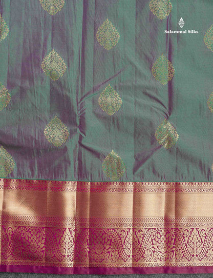Semi Silk Saree - Beige Colour Body With Contrast Orange Traditional Evening Morning Border
