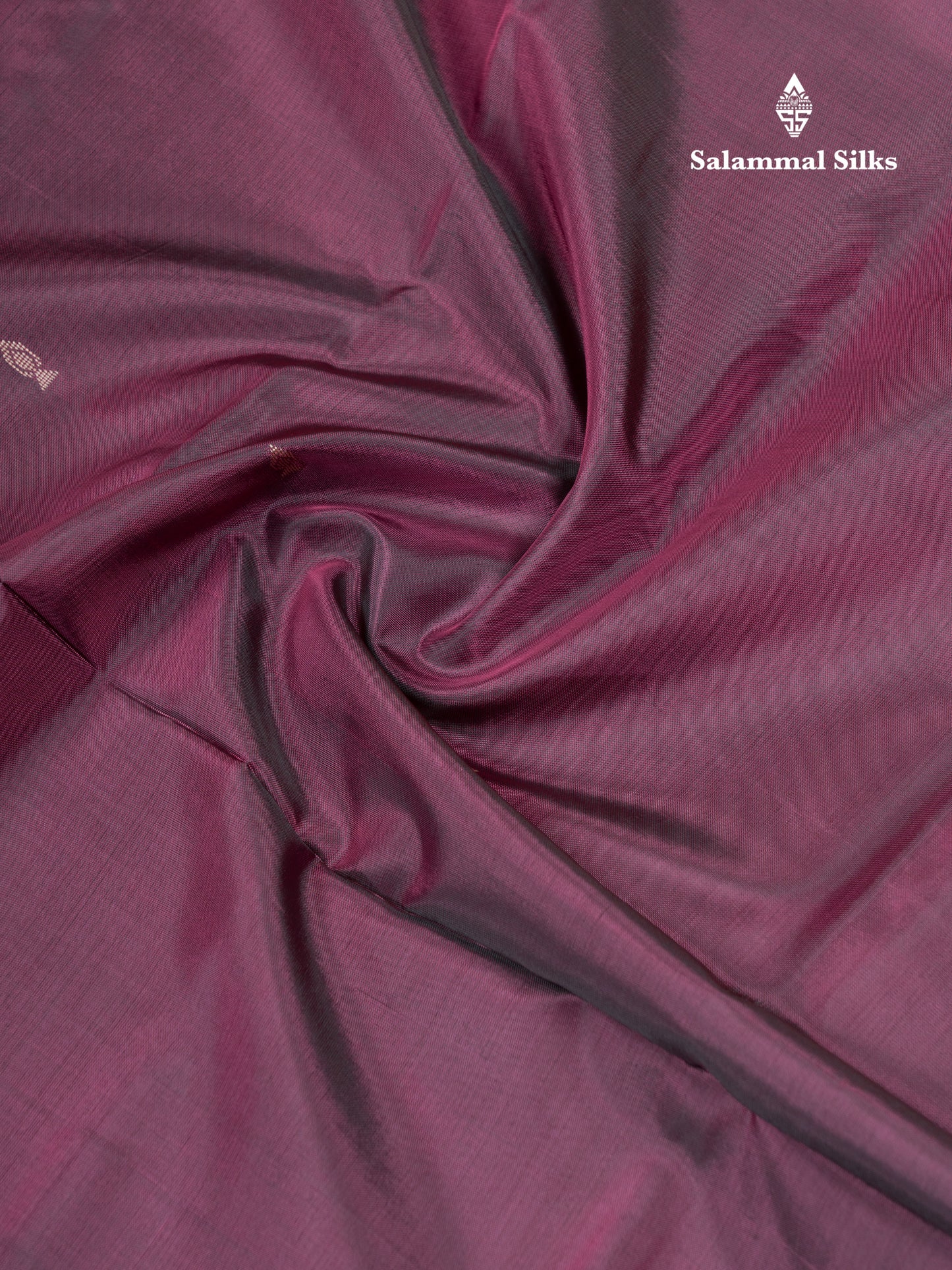 Magenta Banana Pinth Saree (Vaazhainaar Pattu) With Contrast Sandal Blouse