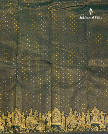Chilly Red Pure Kanjivaram Silk Saree With Traditional Pallaku Border