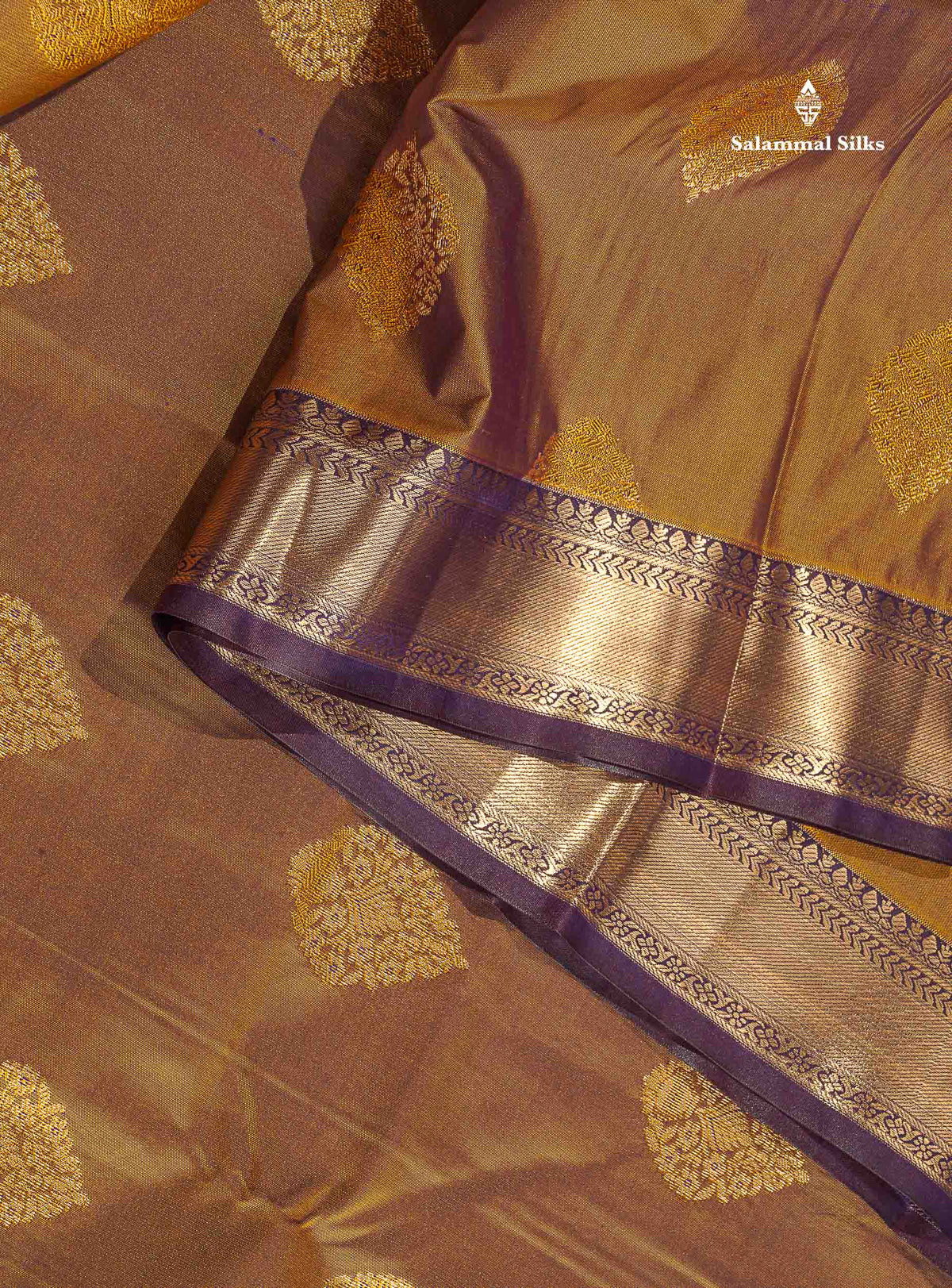 Semi Silk Saree - Beige Colour Body With Contrast Orange Traditional Evening Morning Border