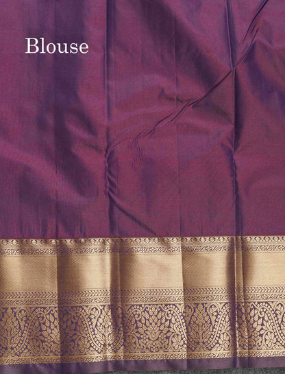 Semi Silk Saree - Beige Colour Body With Contrast Orange Traditional Evening Morning Border