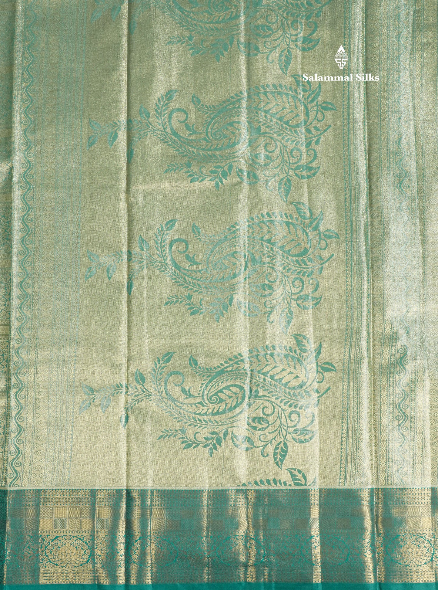 Light Pink Tissue Bridal Semi Silk Saree With Contrast Magenta Border