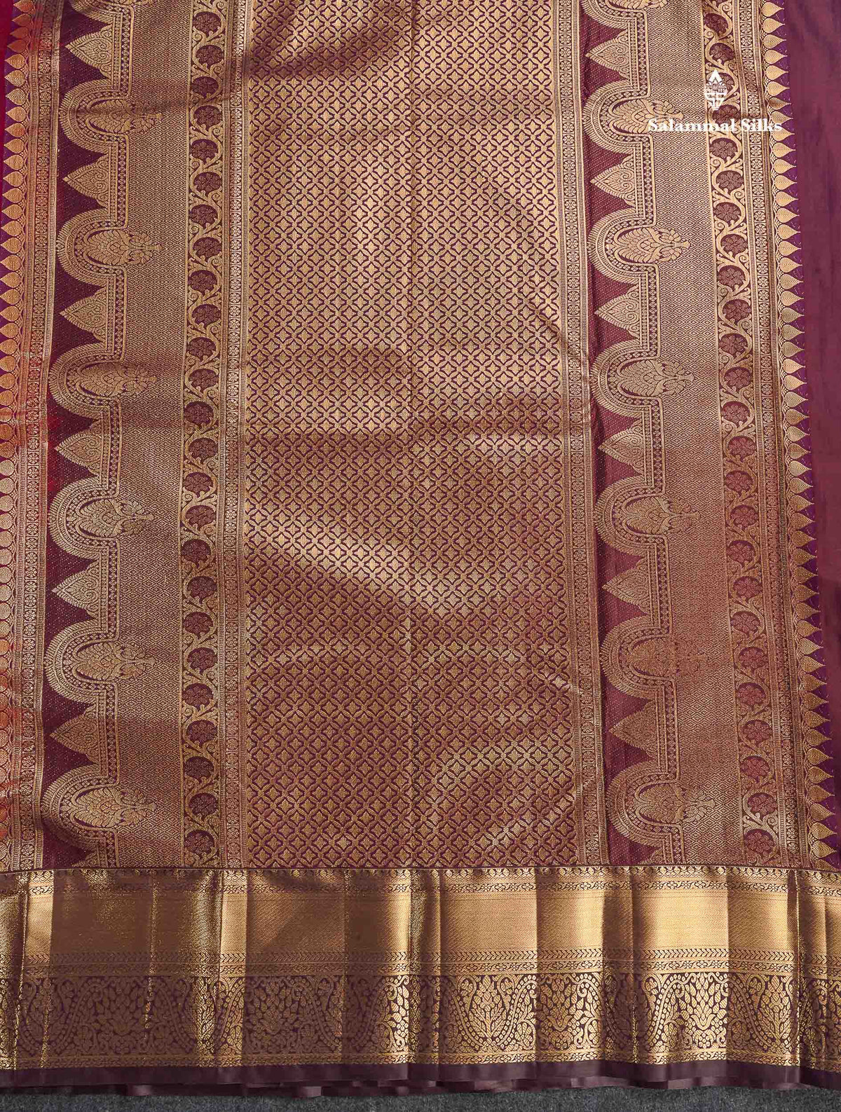 Semi Silk Saree - Beige Colour Body With Contrast Orange Traditional Evening Morning Border