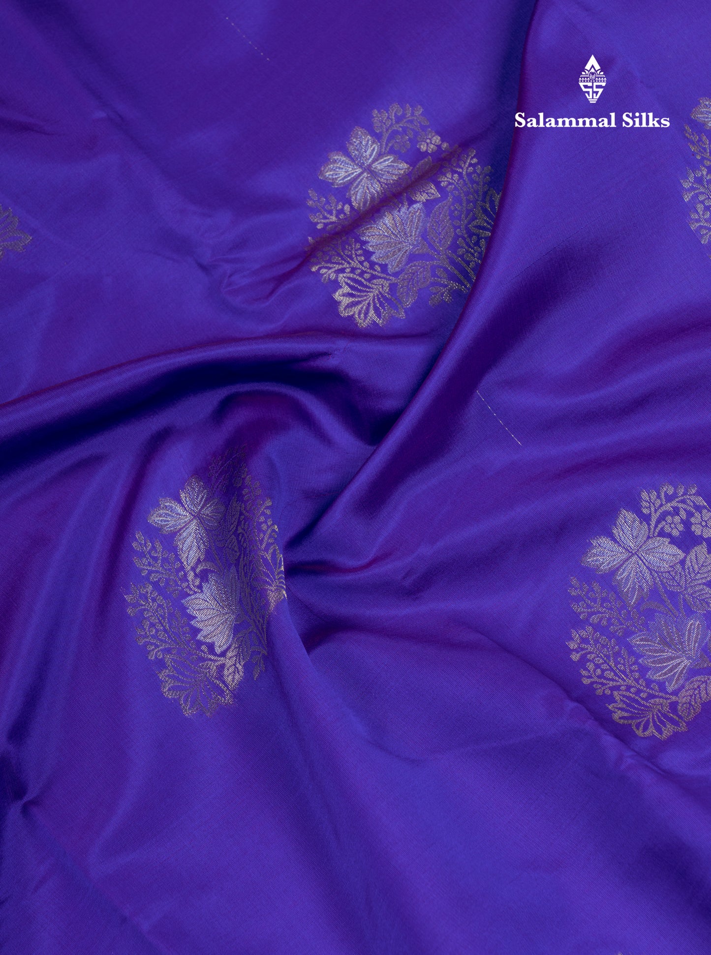 Sea Green Semi Silk Saree With Contrast Lavender Border