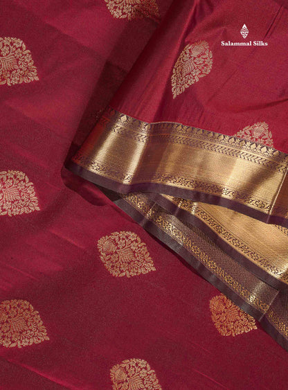 Semi Silk Saree - Beige Colour Body With Contrast Orange Traditional Evening Morning Border