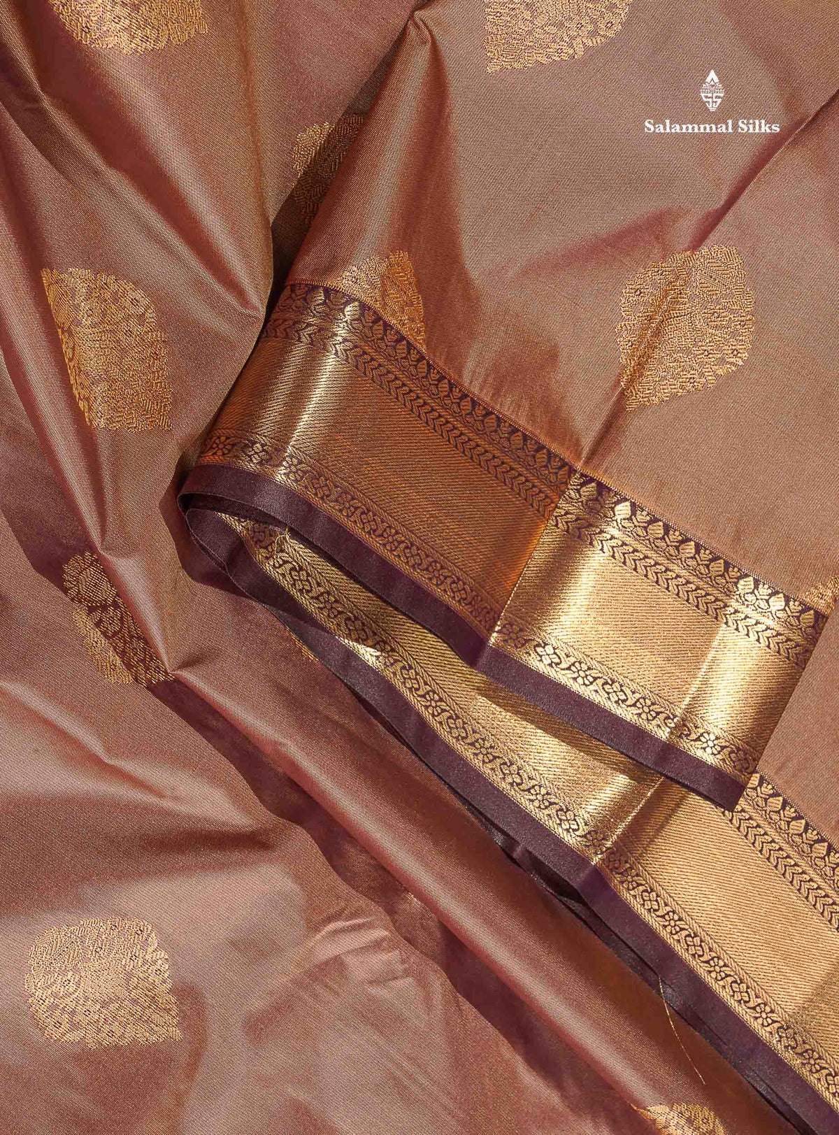 Semi Silk Saree - Beige Colour Body With Contrast Orange Traditional Evening Morning Border