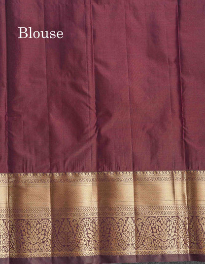 Semi Silk Saree - Beige Colour Body With Contrast Orange Traditional Evening Morning Border