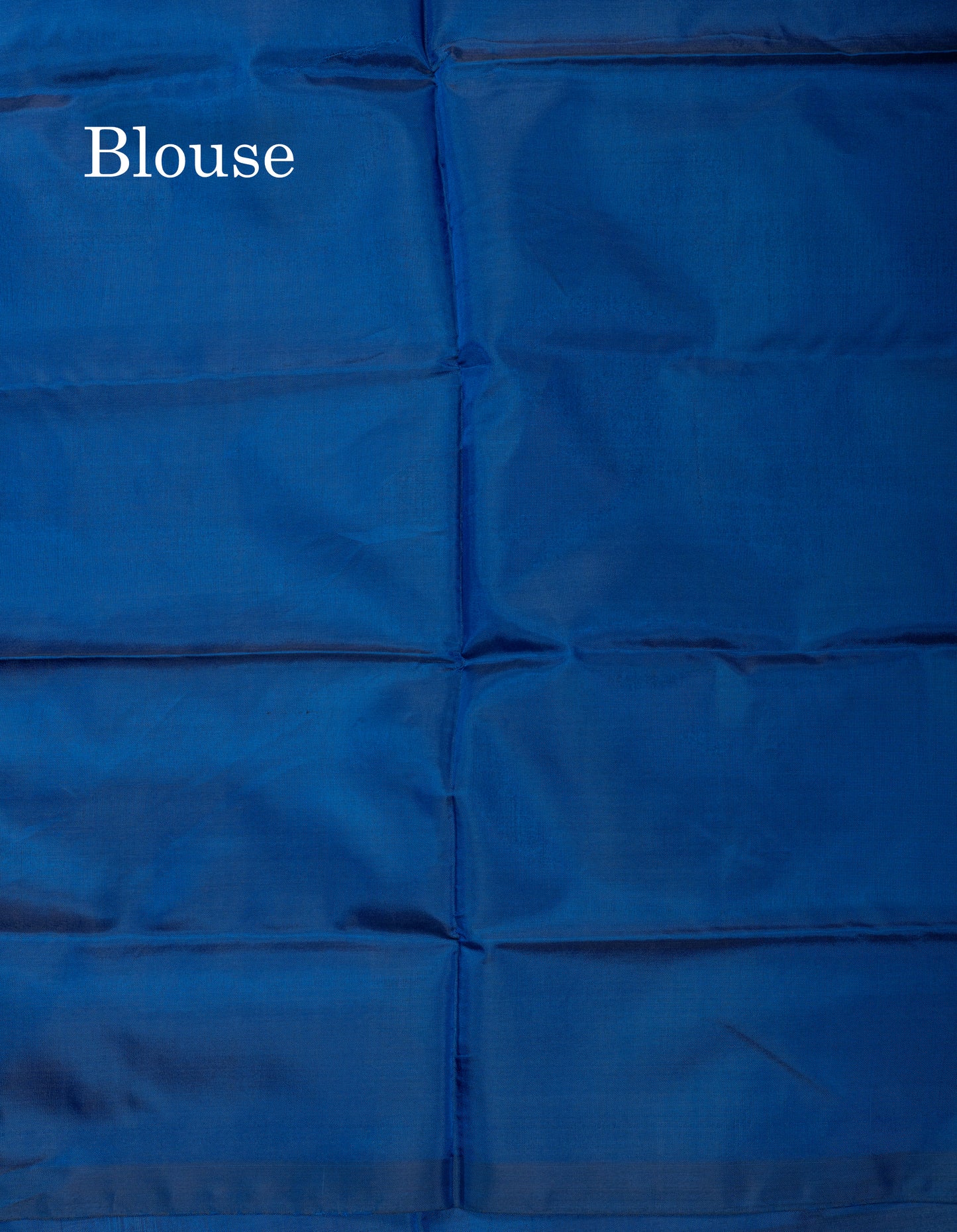 Light Orange Banana Pinth Saree (Vaazhainaar Pattu) With Contrast Ramar Blue Blouse