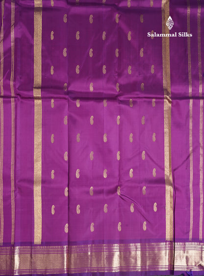 Vadamalli Pure Kanjivaram Silk Saree With Self One Side Border