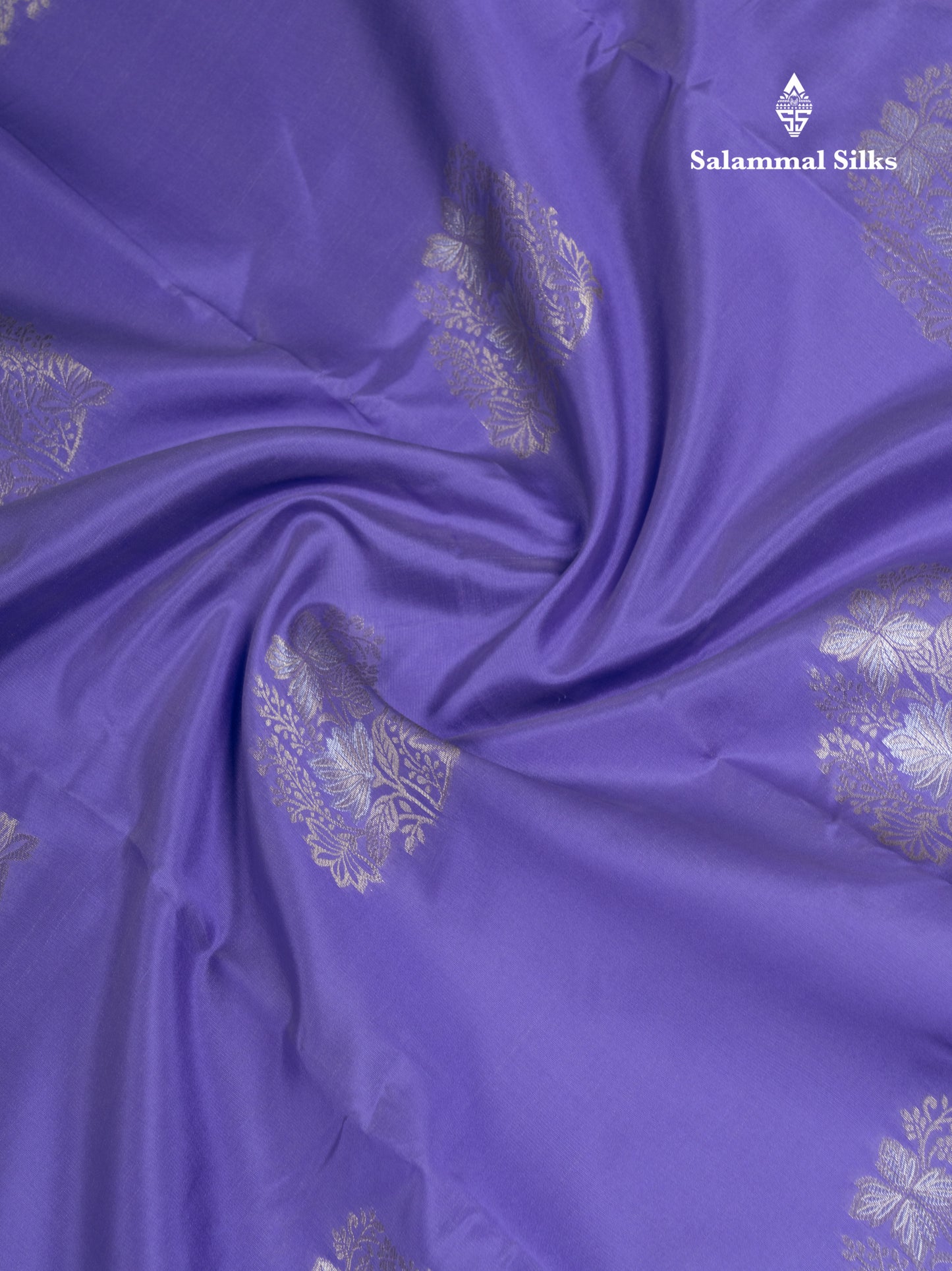 Sea Green Semi Silk Saree With Contrast Lavender Border