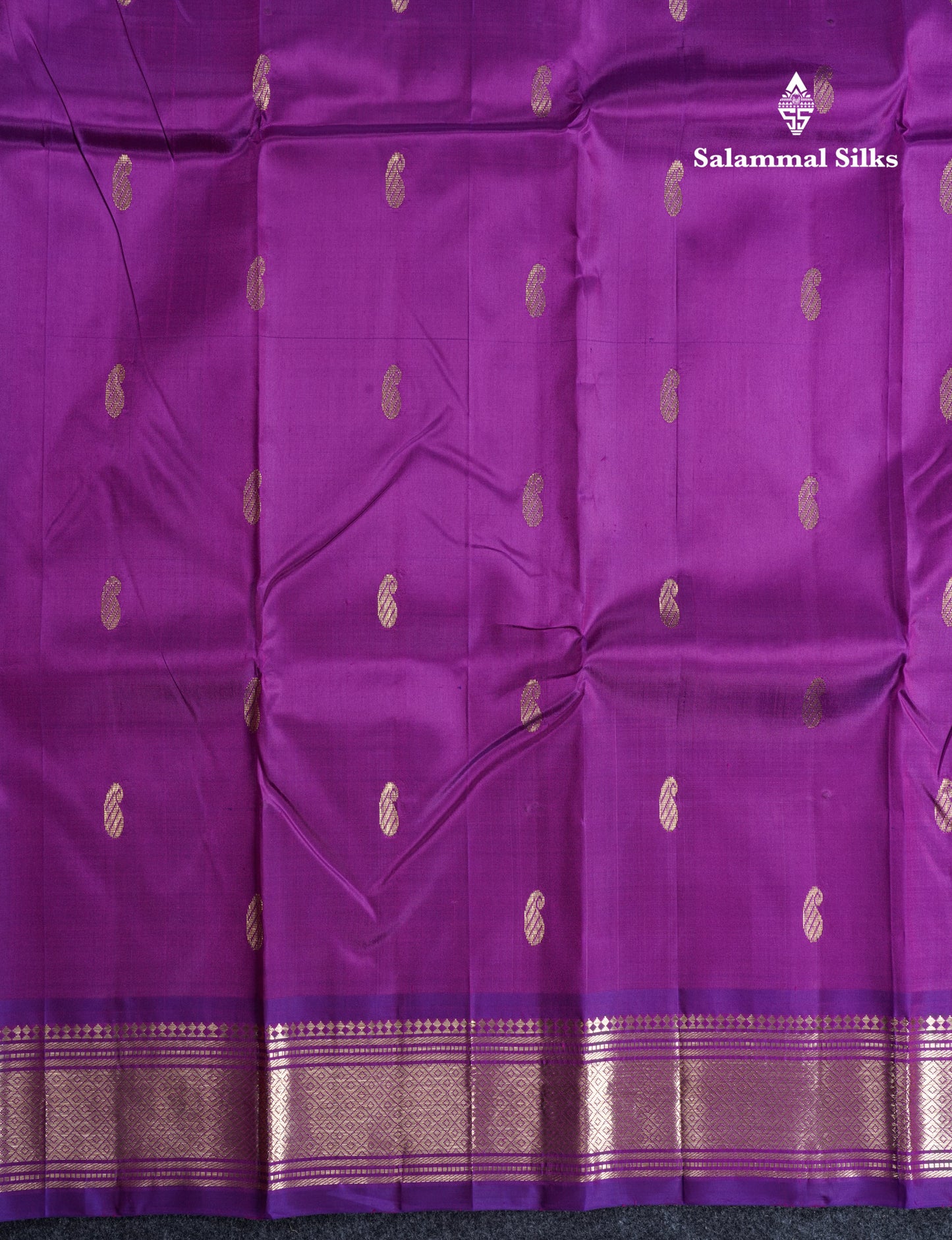 Vadamalli Pure Kanjivaram Silk Saree With Self One Side Border