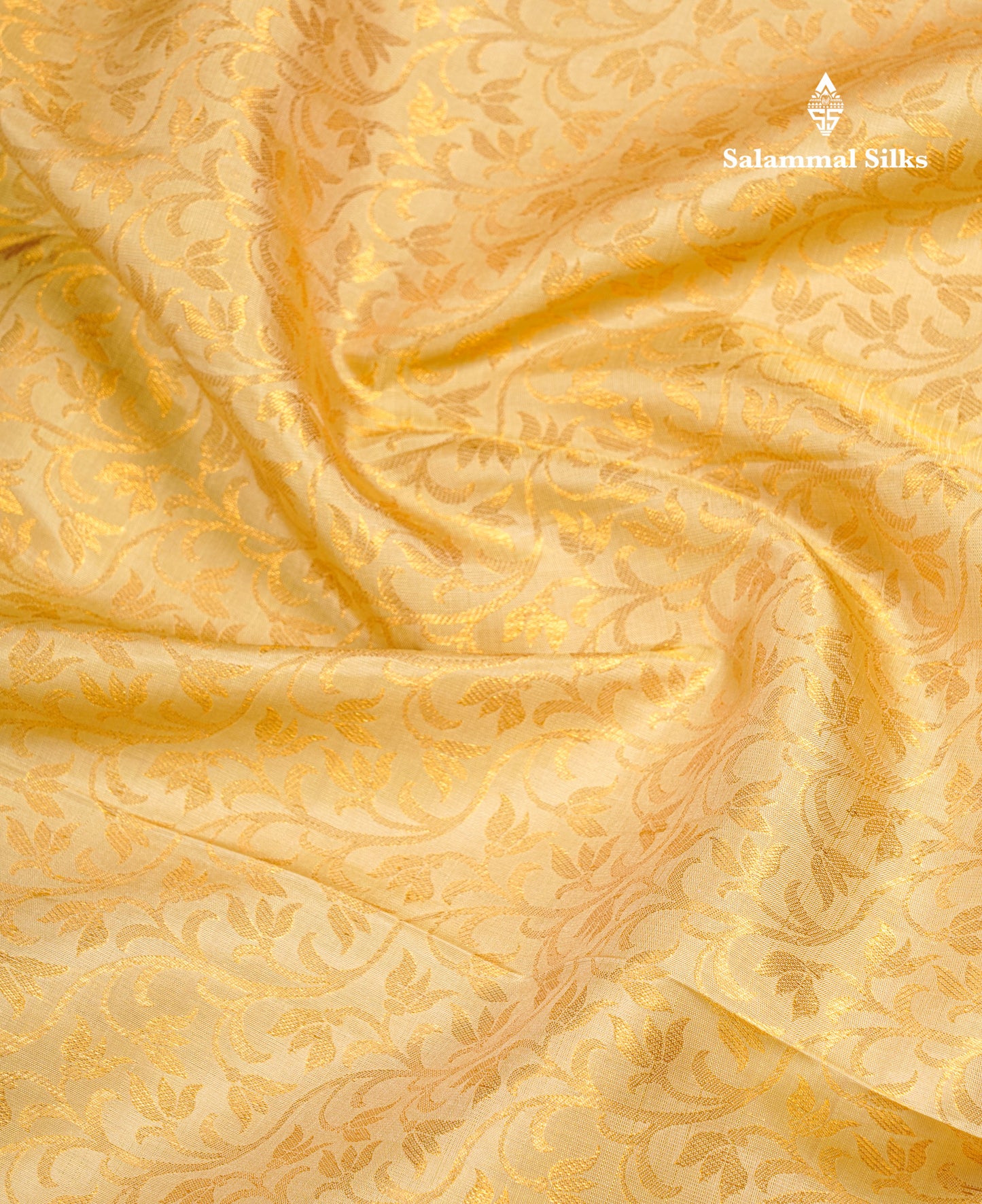 Korvai Sandal Bridal Pure Kanjivaram Silk Saree With Contrast Red Border