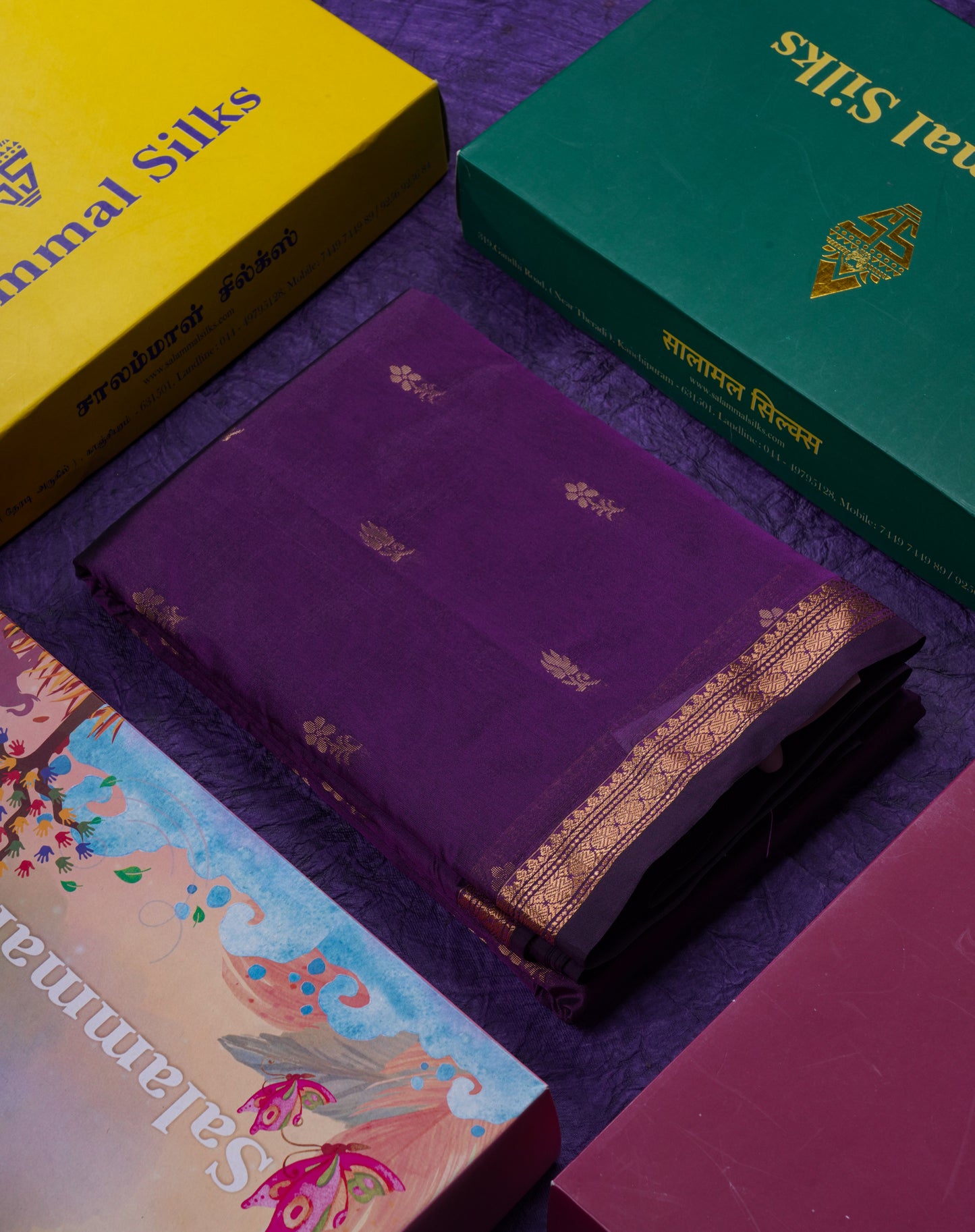 Beautiful Bottle Green Semi Silk Saree With Traditional Small Border