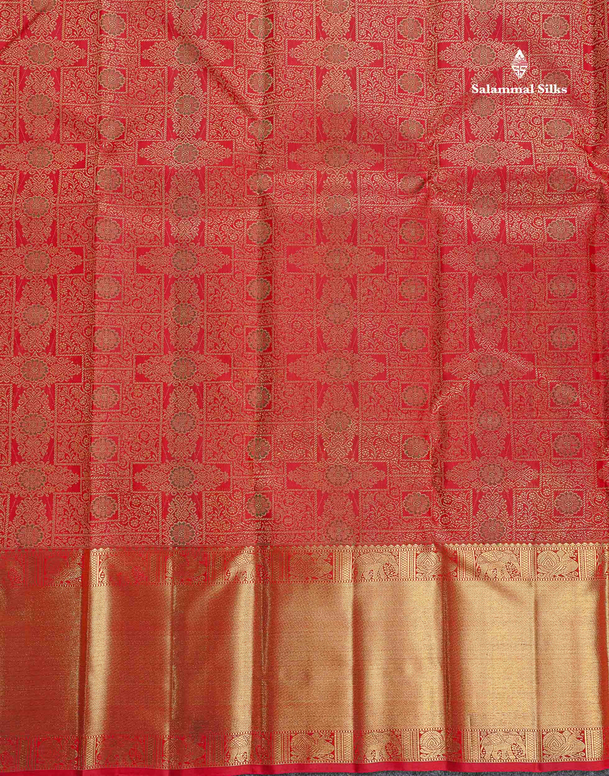 2G Zari Bridal Kanjivaram Pure Silk Saree - Maroon Colour Body With Traditional Evening Morning Border