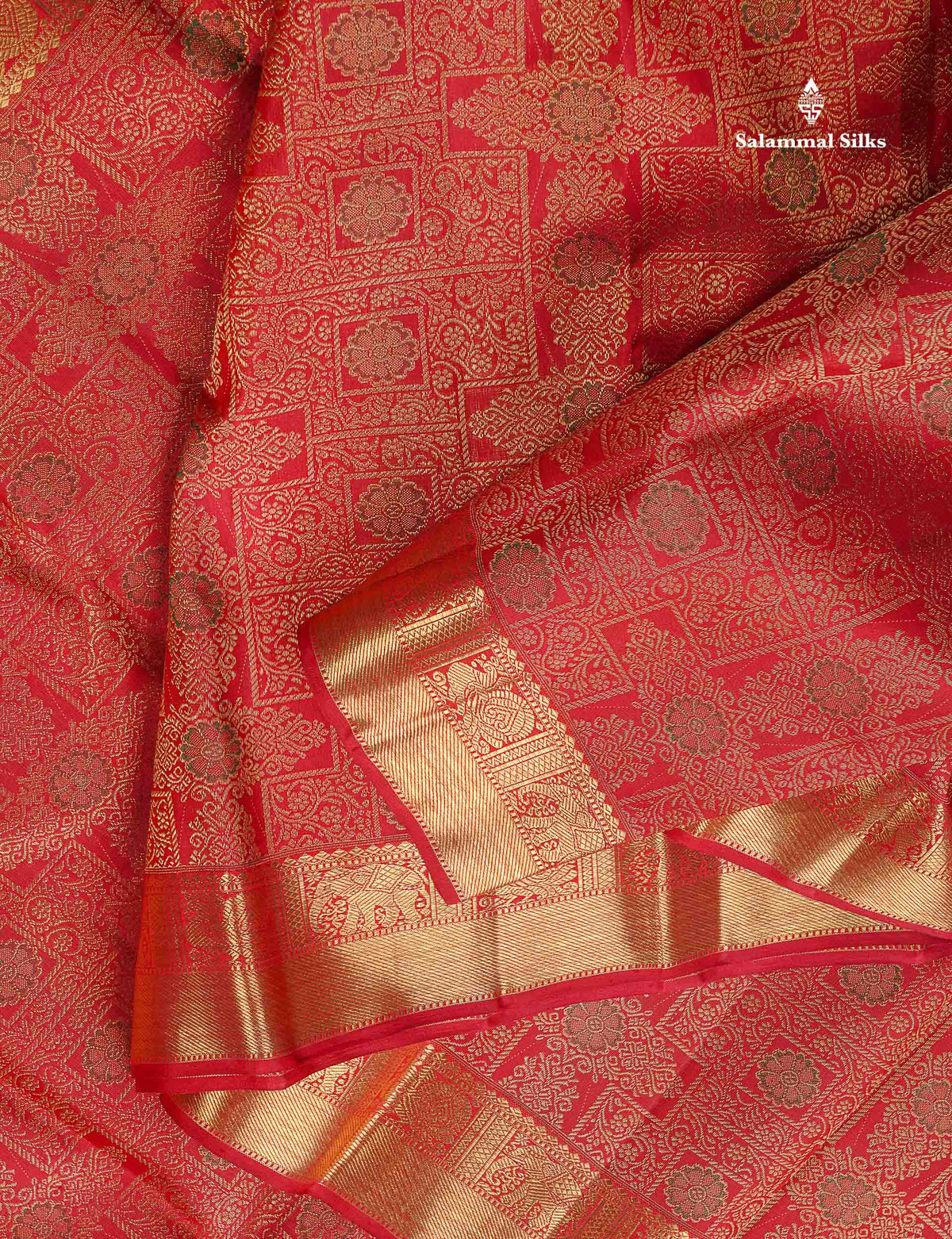 2G Zari Bridal Kanjivaram Pure Silk Saree - Maroon Colour Body With Traditional Evening Morning Border