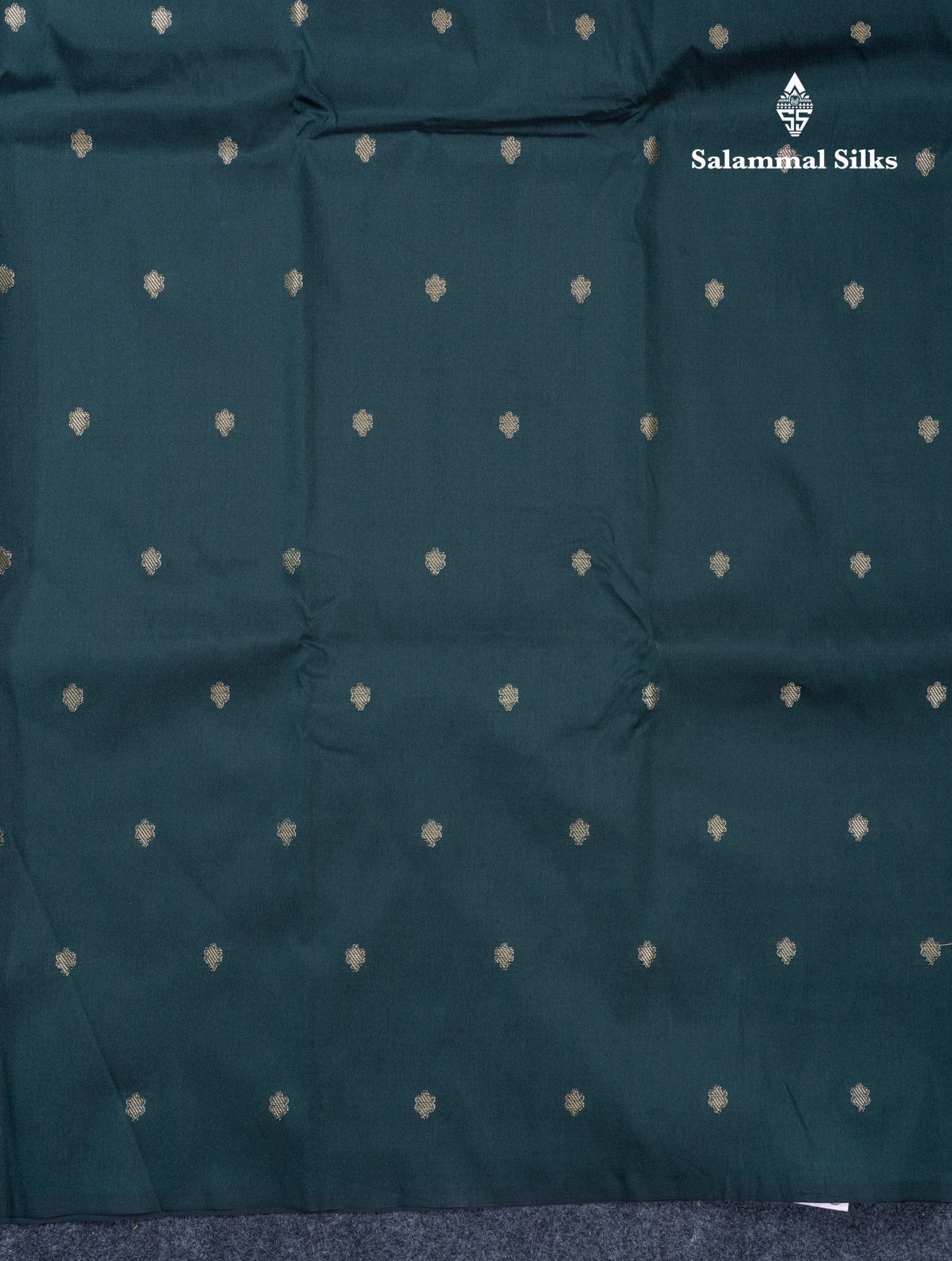 Bottle Green Semi Soft Silk Saree With Self Blouse