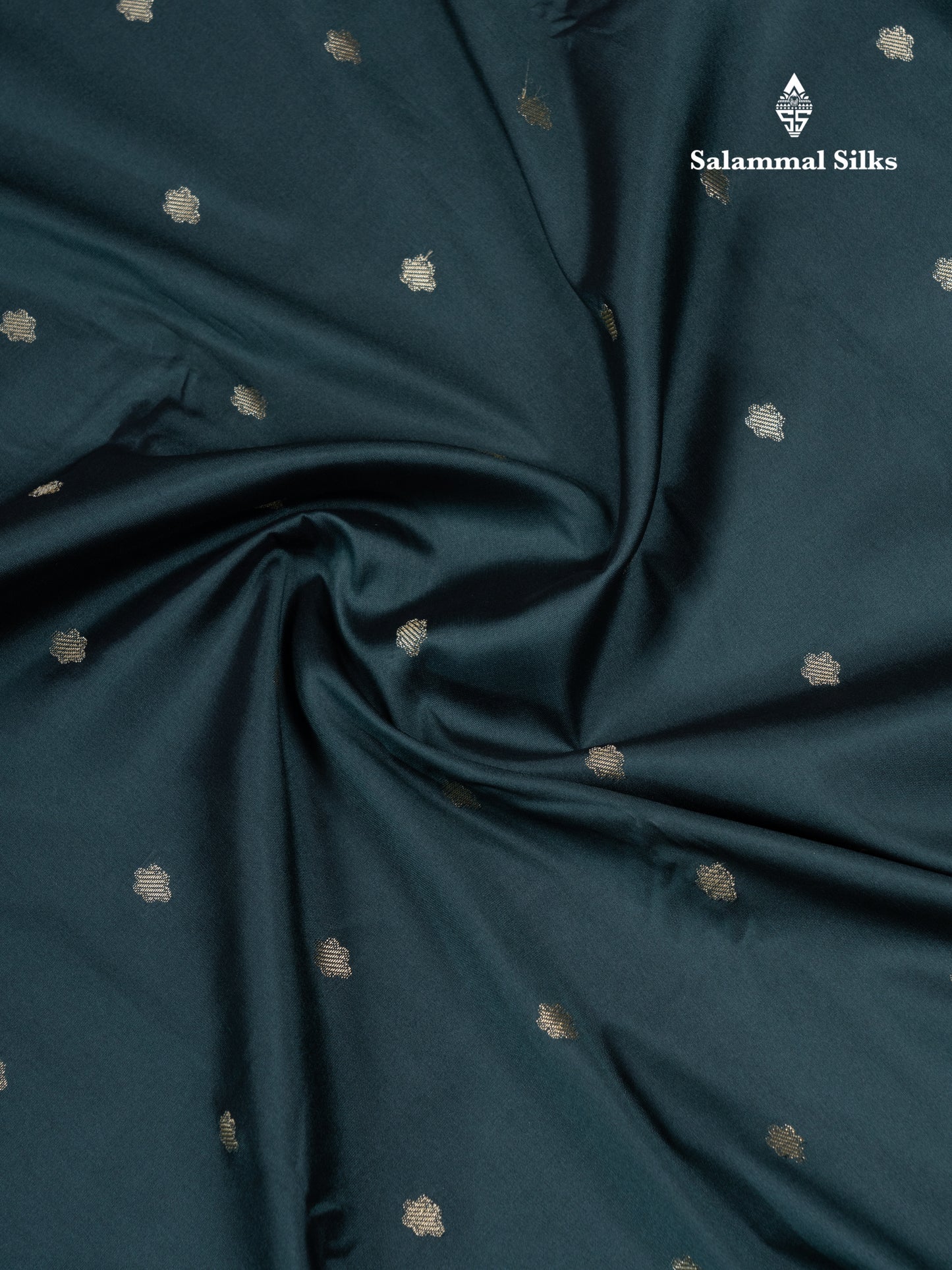 Bottle Green Semi Soft Silk Saree With Self Blouse