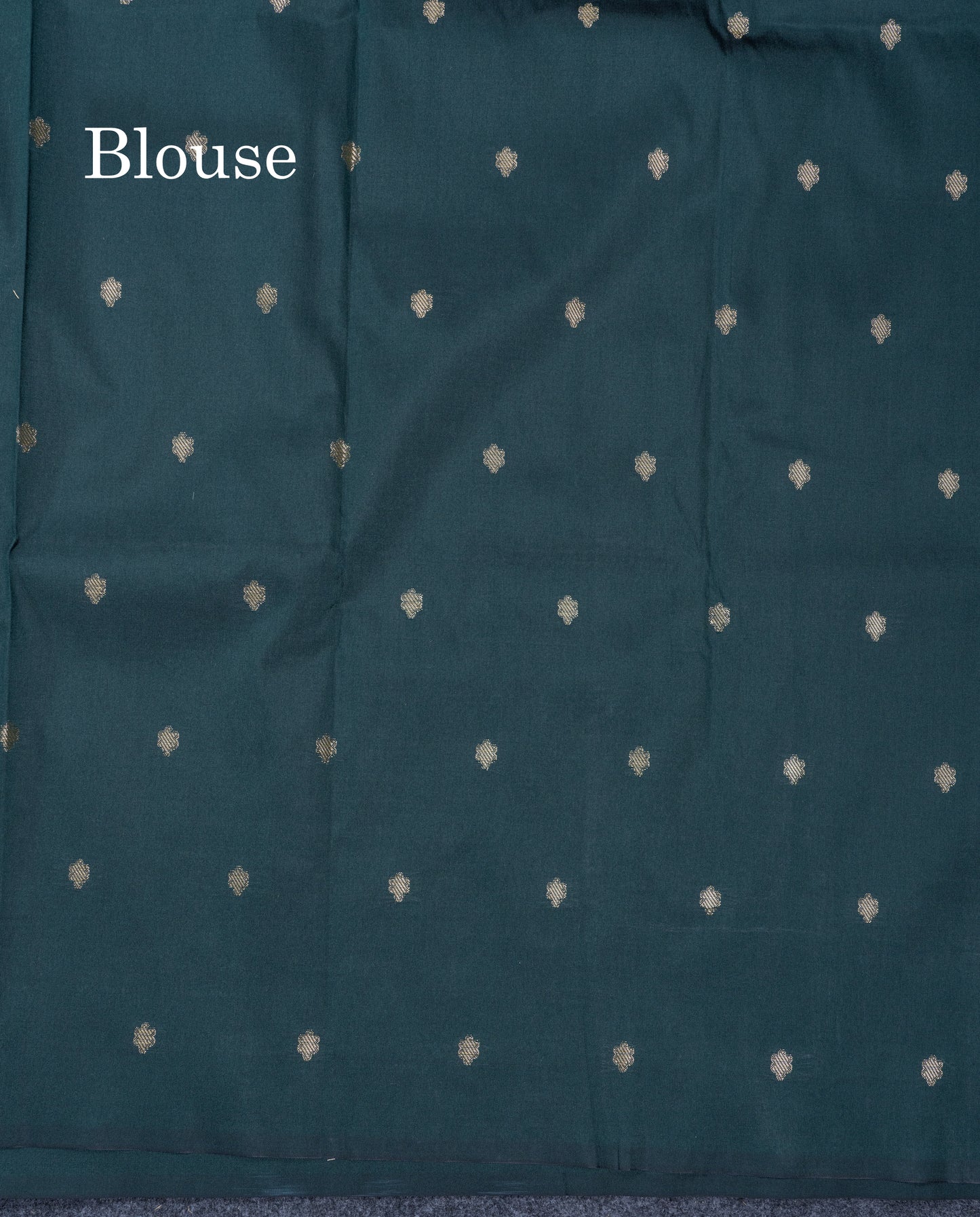 Bottle Green Semi Soft Silk Saree With Self Blouse