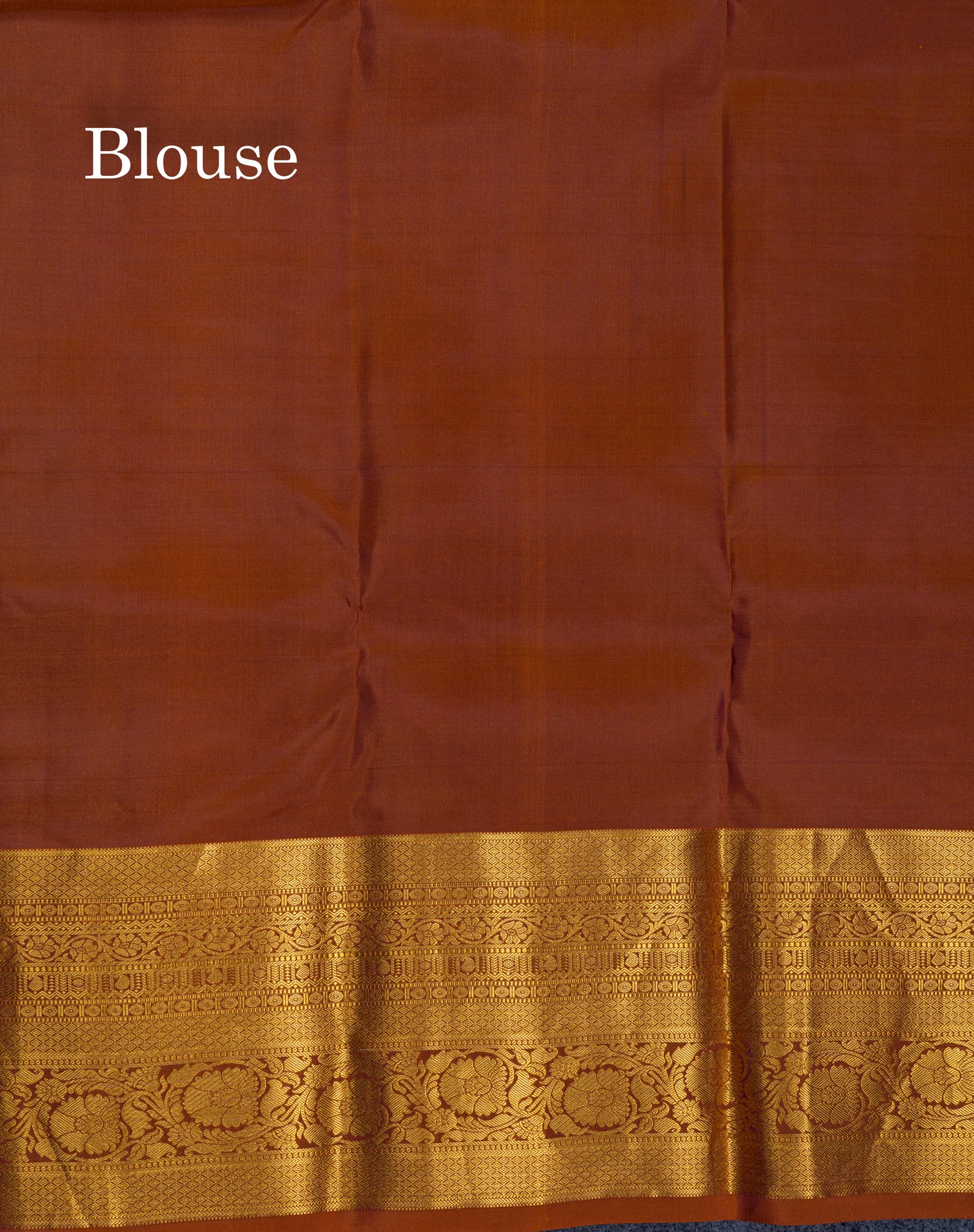 Magenta Puremix Silk Saree With Contrast Brown Blouse