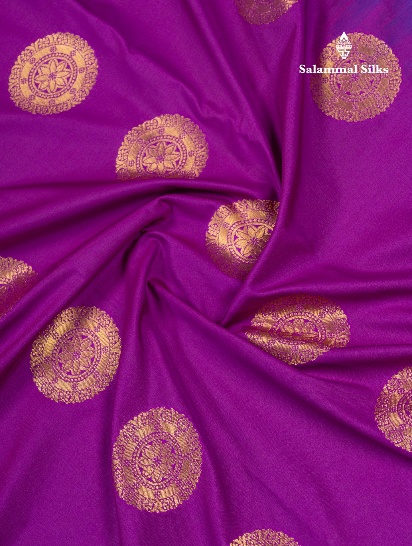 Vadamalli Semi Silk Saree With Contrast Blue Blouse