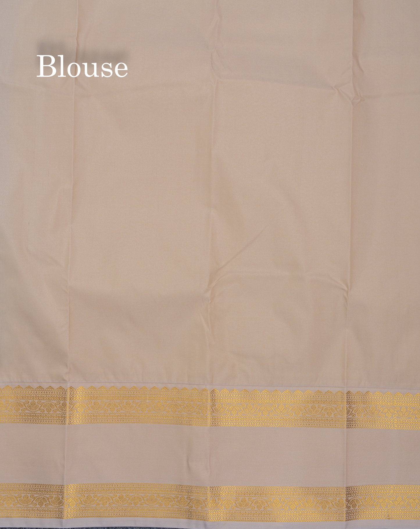 Peacock Blue Semi Silk Saree With Contrast Half White Traditional Rettapet Double Border