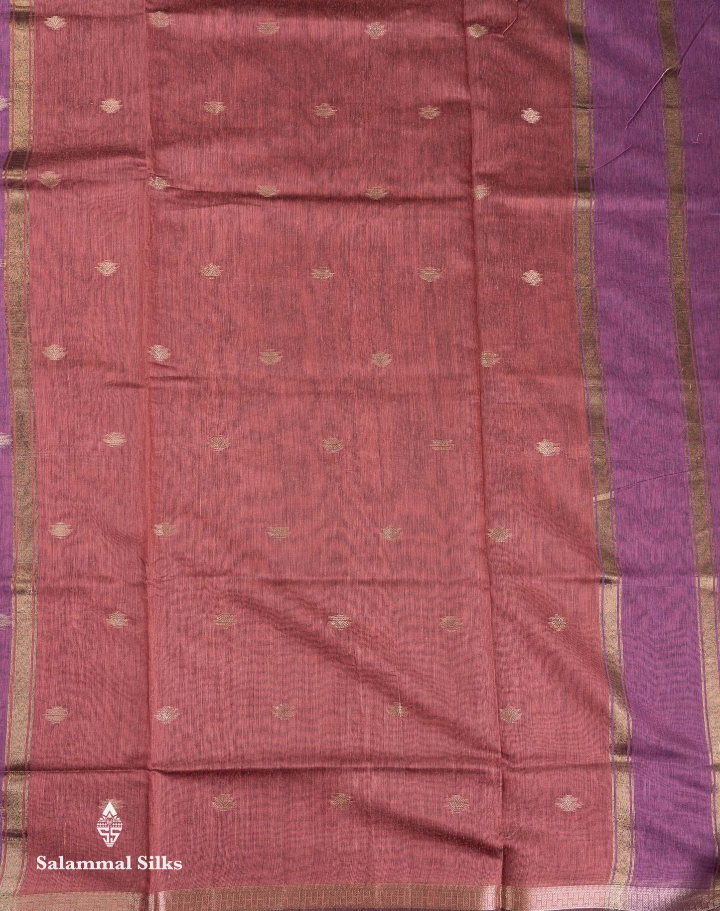 Beautiful Grey Zari Butta Maheshwar Cotton Saree With Contrast Manthulir Green Blouse