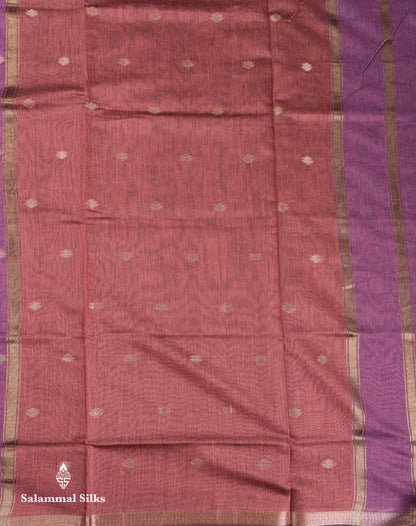 Beautiful Grey Zari Butta Maheshwar Cotton Saree With Contrast Manthulir Green Blouse