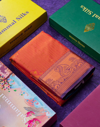 Beautiful Yellow Semi Silk Saree With Contrast Sapphire Green Blouse