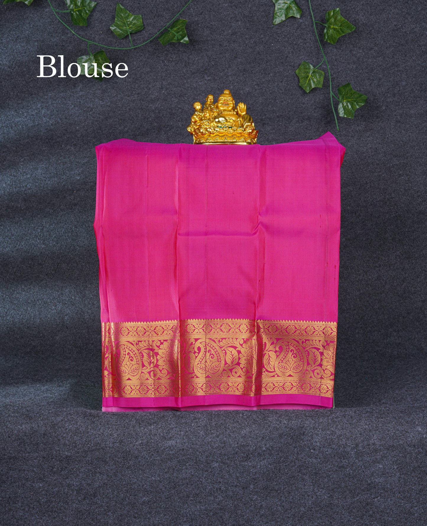 Pure Silk Pattu Pavadai (Half White) With Pink Blouse 20"