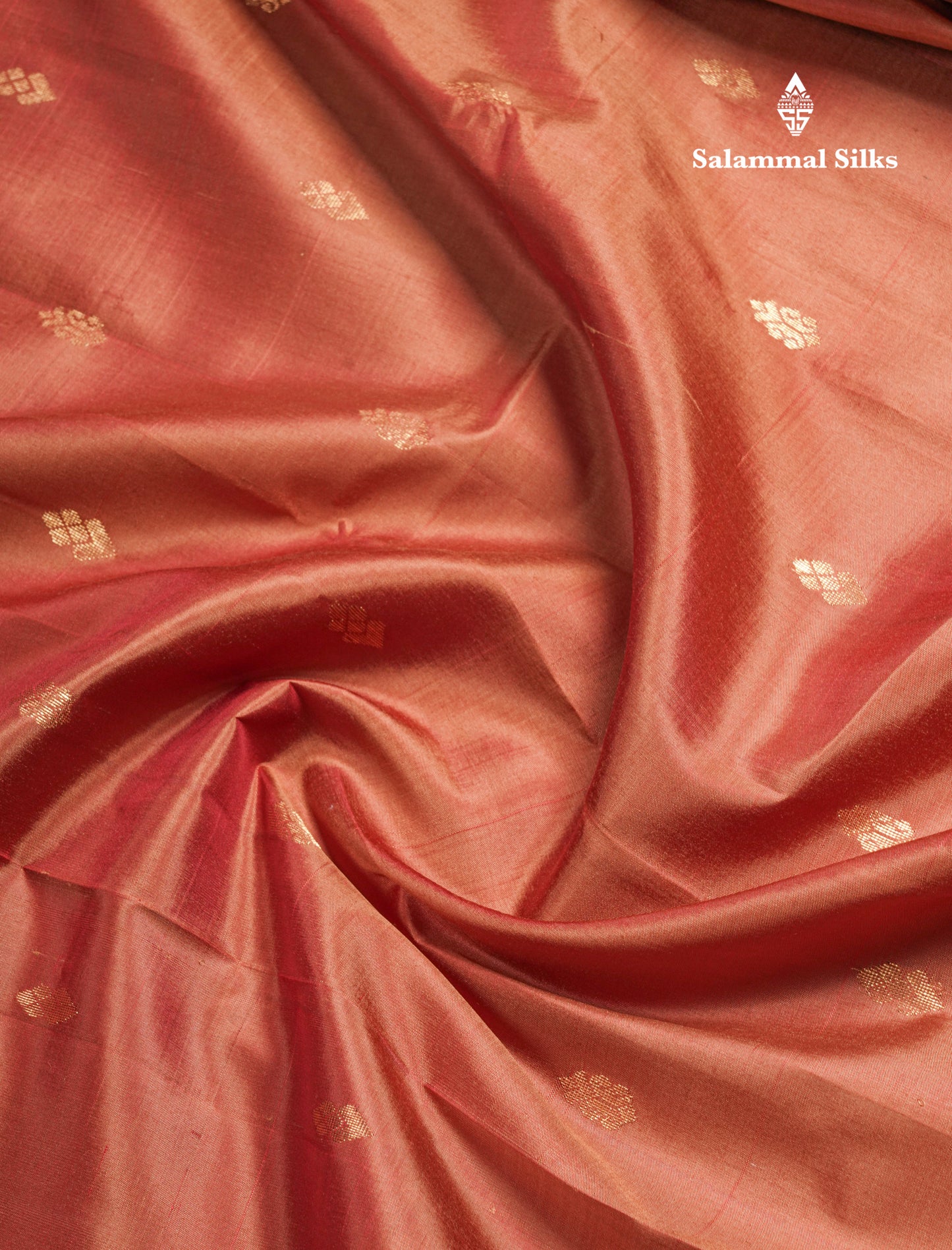 Brown Pure Kanjivaram Silk Saree With One Side Contrast Mustard Yellow Border