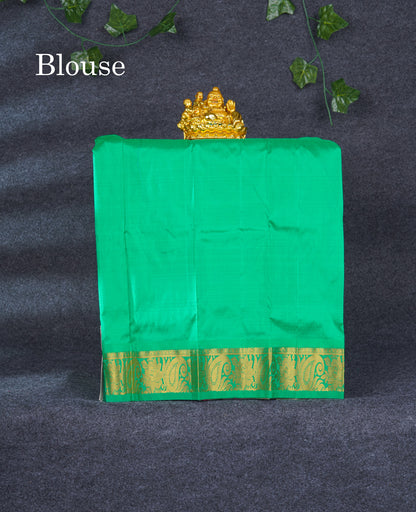 Pure Silk Pattu Pavadai (Pink) With Pinkish Orange Blouse 20"