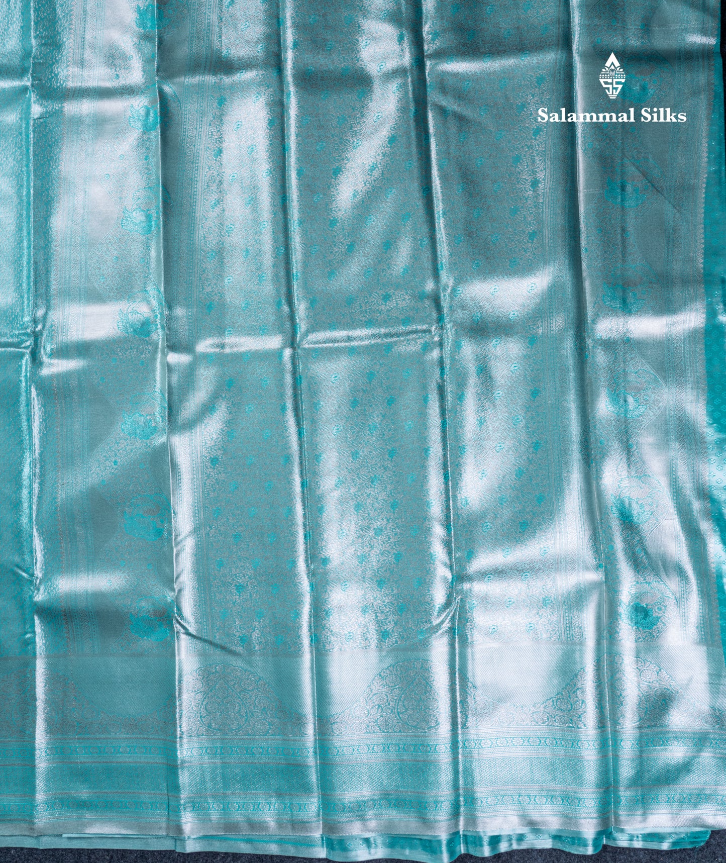 Light Chocolate Bridal Tissue Semi Silk Saree With Traditional Evening Morning Border